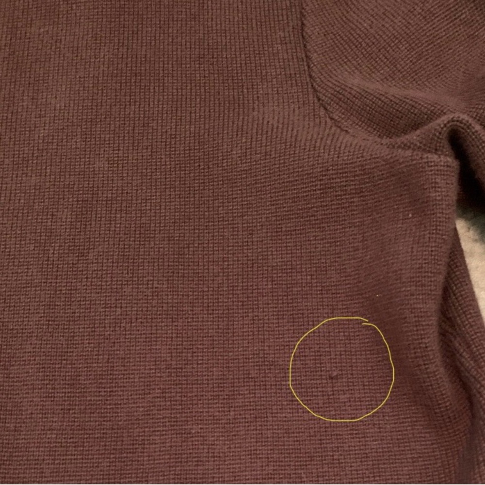 Lauren Ralph Lauren Petite Brown Two Way Cardigan Women’s Size Small Petite - Picture 8 of 8